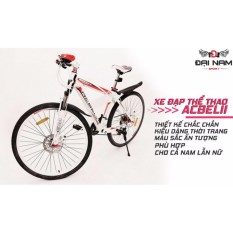 Xe đạp thể thao địa hình đường trường cao cấp ACBElI (Đỏ trắng)