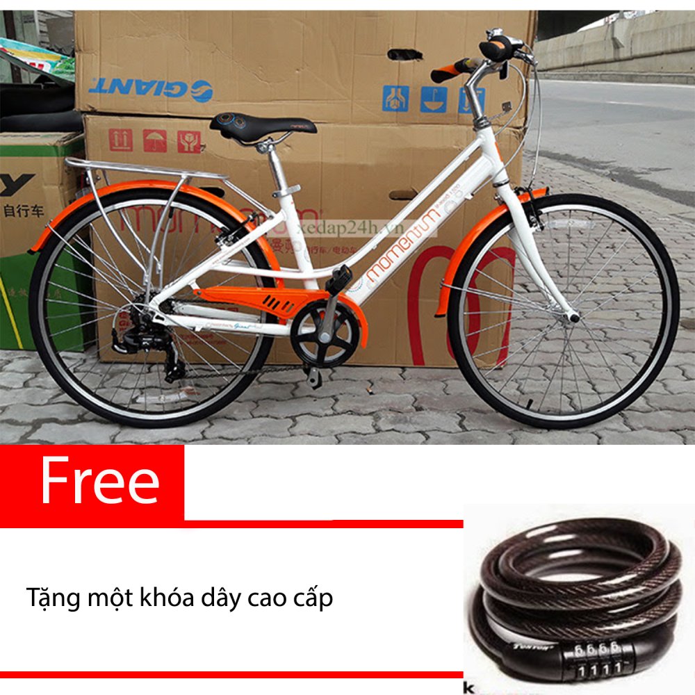 Xe đạp thể thao GIANT INEED 1500 2016 (Trắng cam)