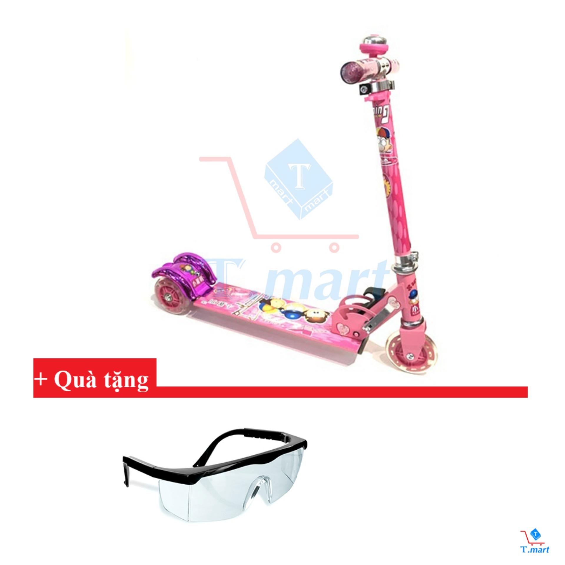 Xe trượt scooter + kính chống bụi