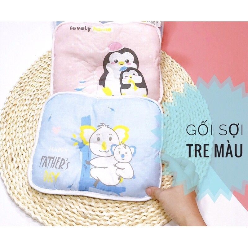 Gối xô sơ sinh siêu mềm mại Goodmama cho bé - nhiều màu