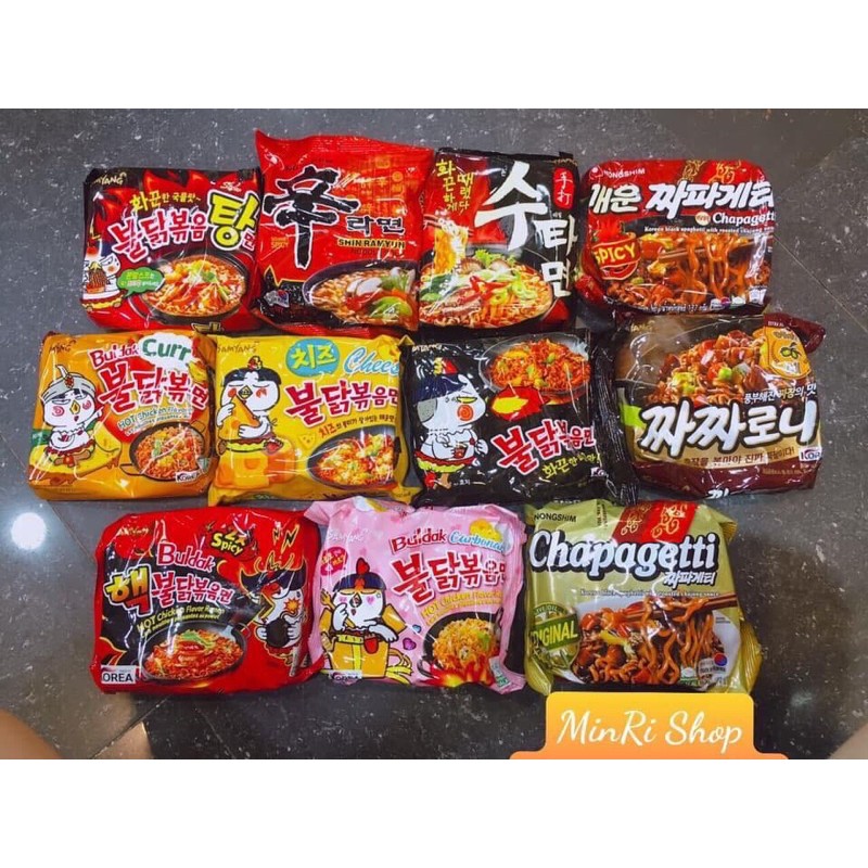 Mì Cay Hàn quốc các loại(Gà cay samyang)