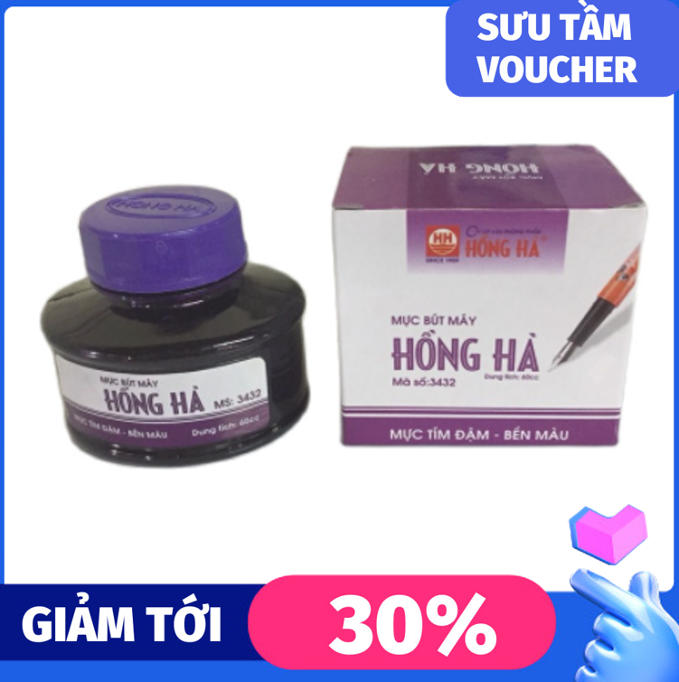 Mực bút máy Hồng Hà ( màu mực tím)