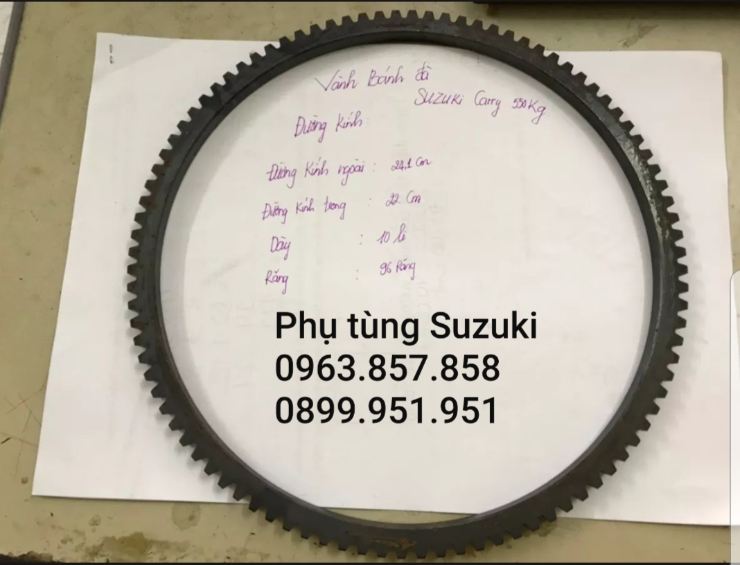 Vành răng bánh đà suzuki 500kg và suzuki 7 chỗ