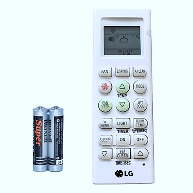 Điều khiển remote máy lạnh lg, điều khiển điều hòa lg trắng - giống mẫu - tặng pin- hàng mới