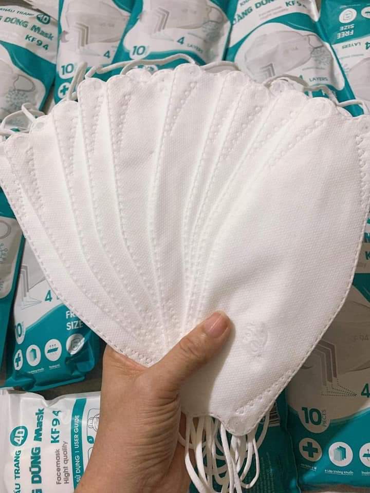 Sét 50 cái khẩu trang kf94 chuẩn hàn quốc