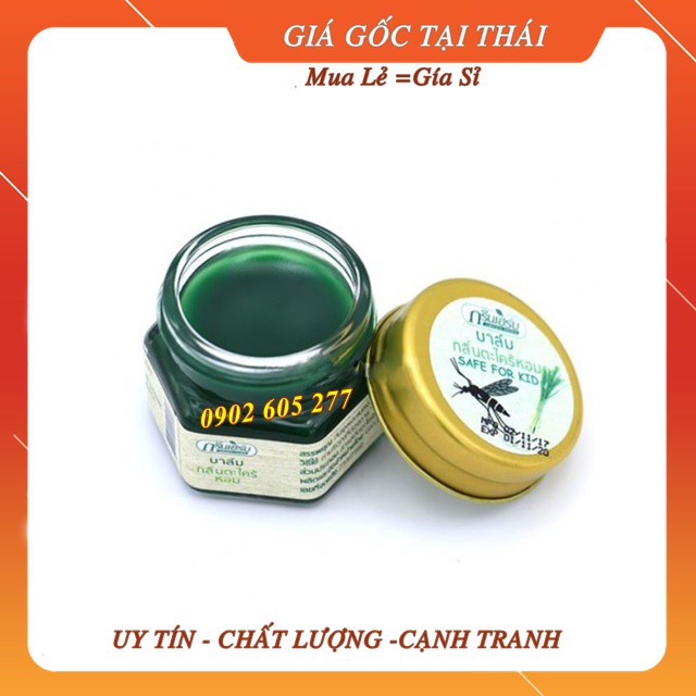 Dầu Cù Là Muỗi Sả Green Herb Citronella Essence Balm Thái Lan 20gr