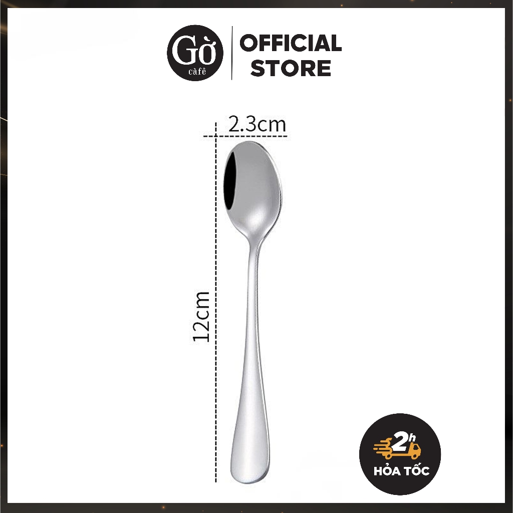 MUỖNG INOX nhỏ dùng uống cà phê nóng