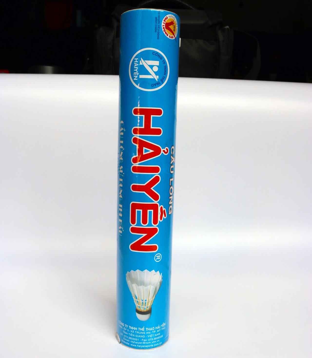 Ống Cầu Lông Sử Dụng Trong Thi Đấu - Ống Cầu Lông Hải yến 12 quả (Xanh Biển) Hàng Chất Lượng Cao