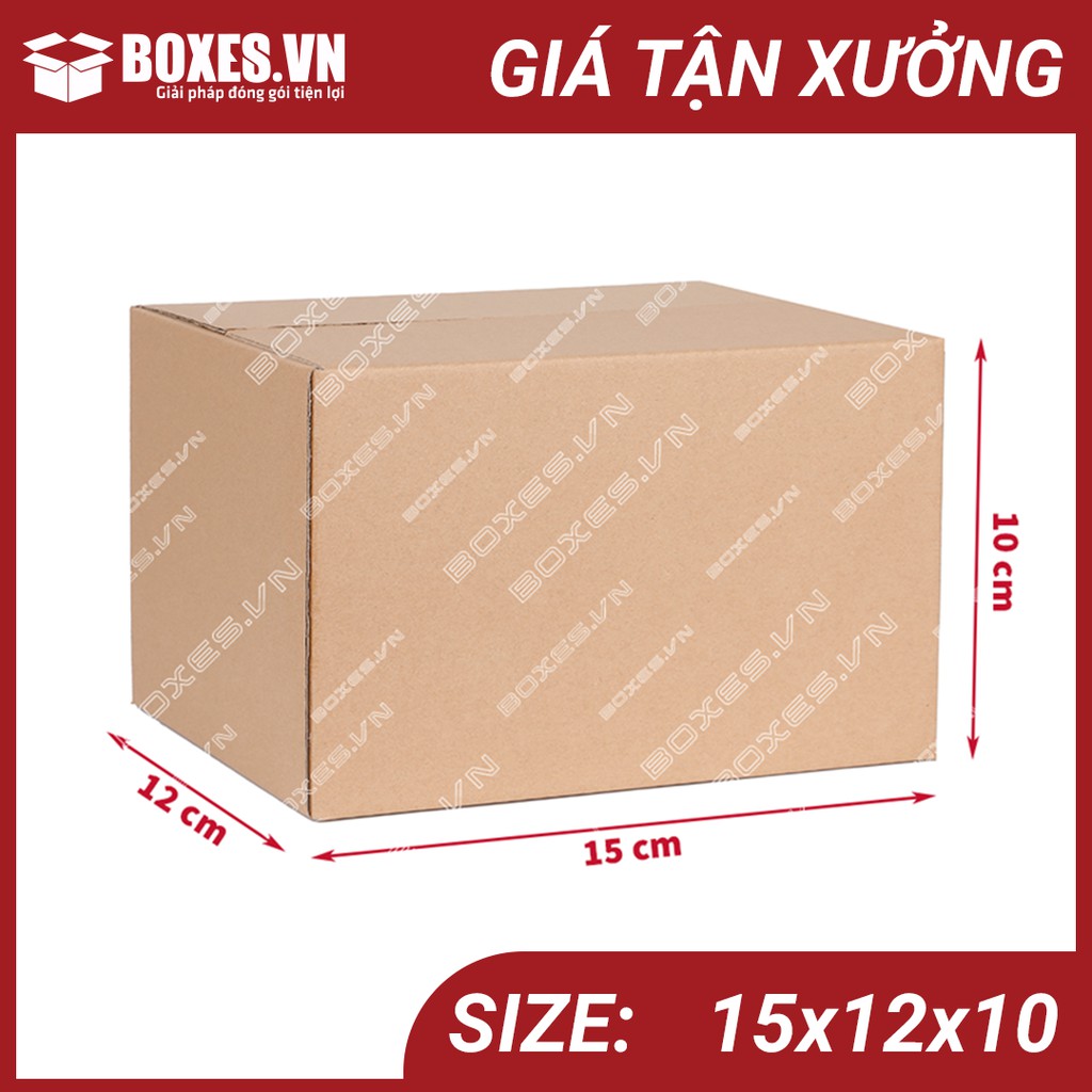 15x12x10 Combo 20 thùng hộp carton Boxes đóng gói hàng