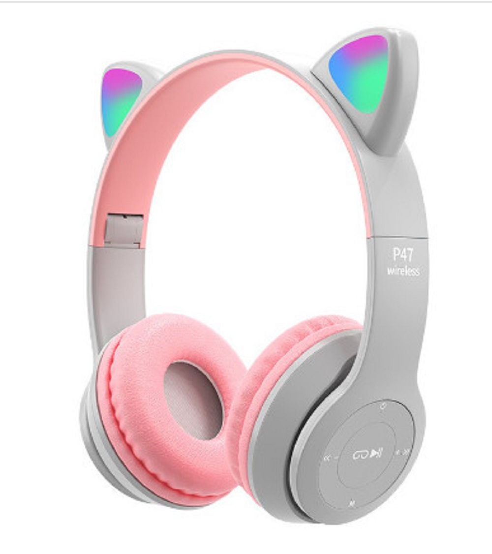 Tai Nghe Mèo Bluetooth P47M, Tai Mèo Dễ Thương