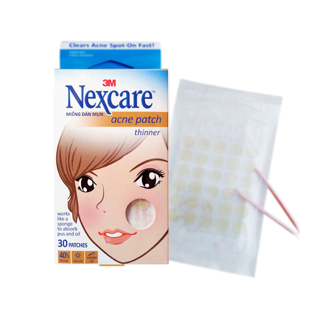 [HCM]Miếng dán mụn NEXCARE - Hút và giảm mụn hiệu quả