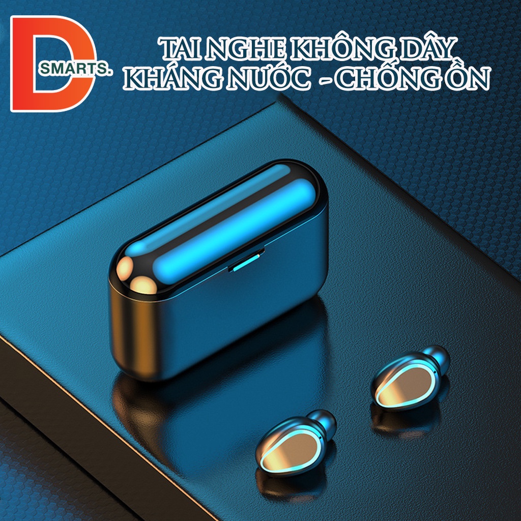 Tai nghe không dây Bluetooth cao cấp kháng nước chống ồn âm trong bass mạnh