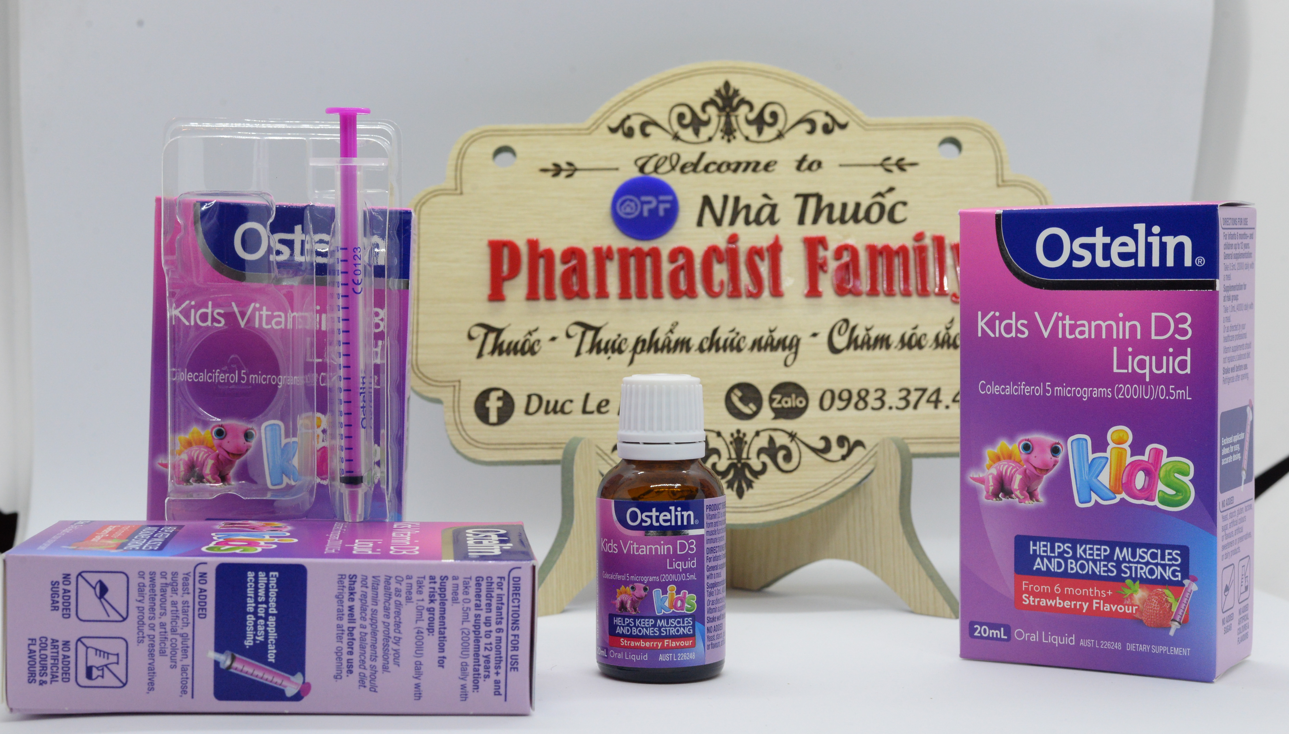 Vitamin D3 [Úc] Ostelin Kid Bổ Sung Cho Trẻ Nhỏ