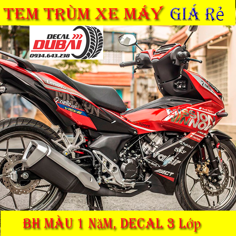 Tem Trùm Winner X Đỏ Mission Phong Cách