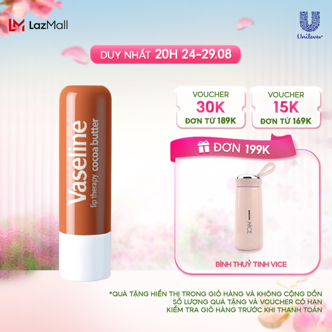 Son dưỡng môi Vaseline bơ cacao dạng thỏi 4.8g