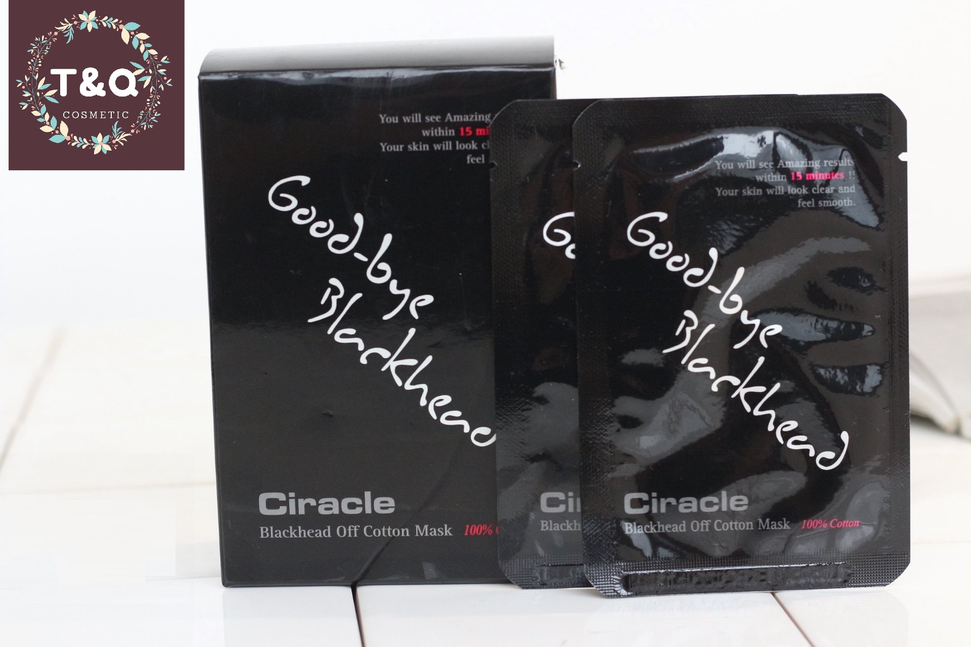 Miếng dán đẩy mụn đầu đen Ciracle Goodbye Blackhead - combo 2 miếng