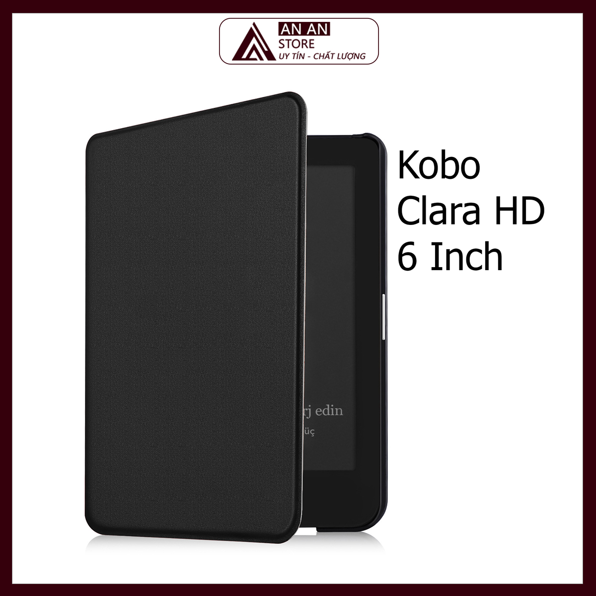 Bao Da Cover Dành Cho Máy Đọc Sách Kobo Clara HD 6 Inch Da