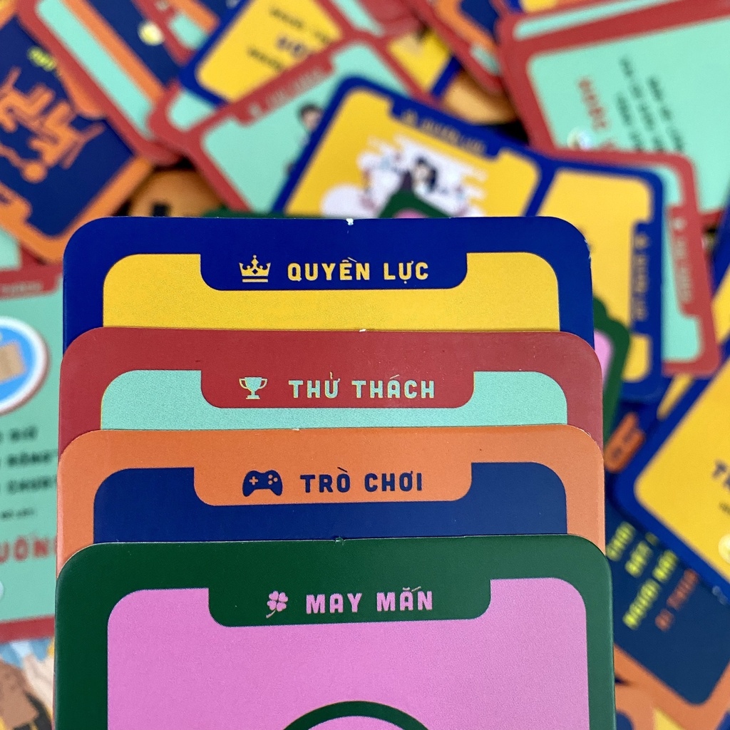 ❅ ̅ Bộ bài drinking game nốc out thẻ bài huệ uống thử thách cùng bạn bè cho nhóm cặp đôi 100 lá U Là Trời Temo Toys