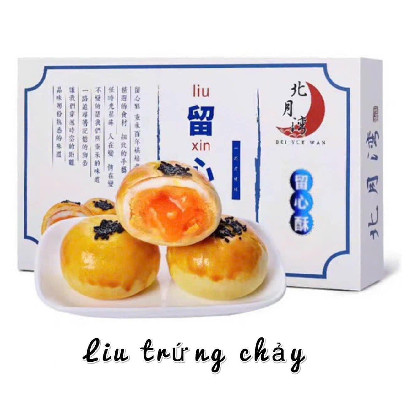 Bánh liu xin su tan chảy - hộp 6 cái - bánh trung thu