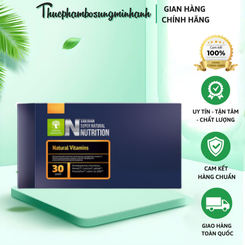 Thực Phẩm Bảo Vệ Sức Khỏe Siberian Super Natural Nutrition. Natural Vitamins