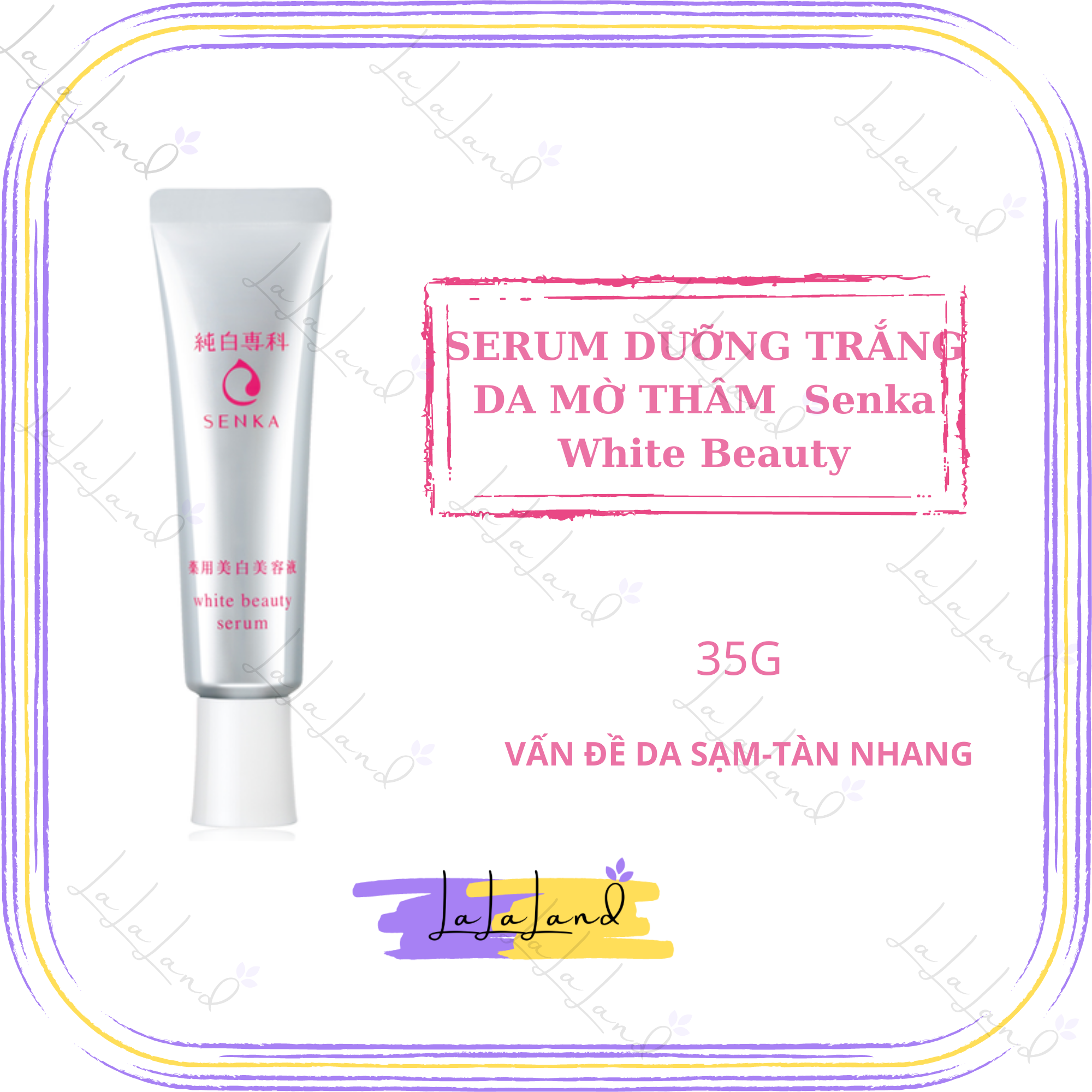 [HCM]Serum dưỡng trắng da Senka White Beauty 35G (HSD 2022 hoặc 2023)