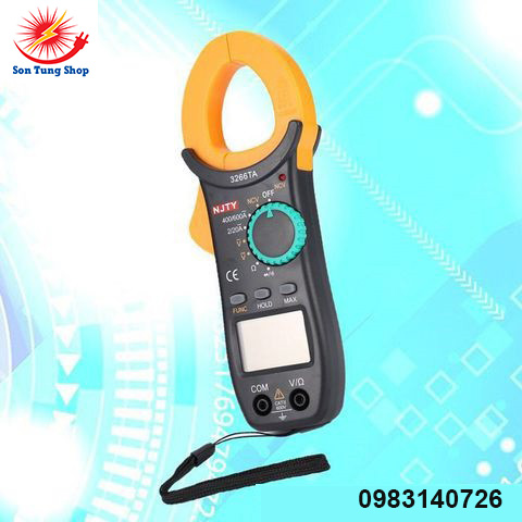 Ampe kìm kẹp dòng njty 3266ta 3266td 3266 td ta đo điện áp ac/dc, đo dòng ac đồng hồ điện tử đo điện vạn năng