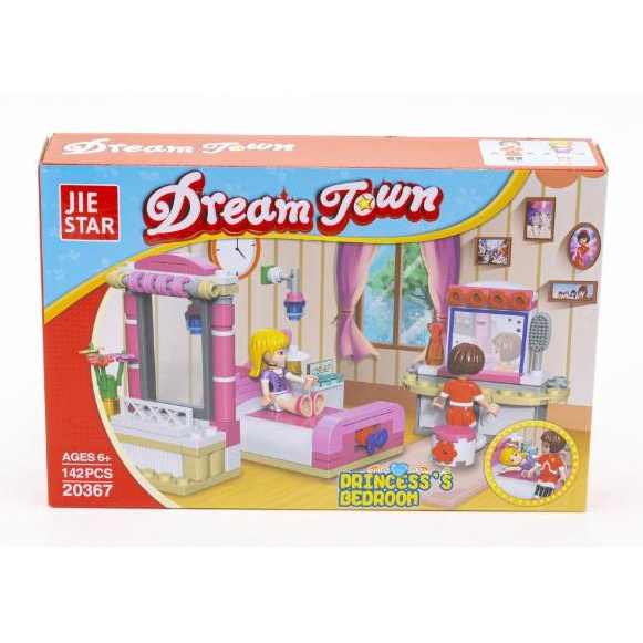 Lắp ráp Phòng ngủ - Dream Town Jie Star 20367 - 142 chi tiết