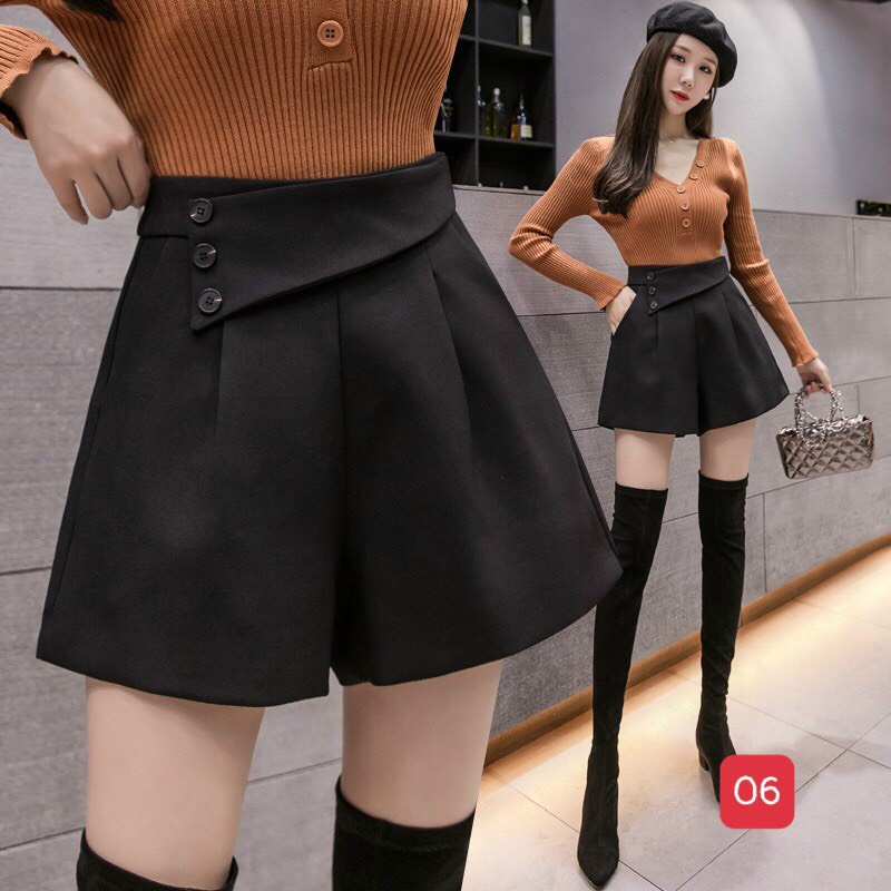QUẦN SHORT NỮ, QUẦN NỮ LƯNG CAO, QUẦN SHORT VẢI TUYẾT MƯA MẪU MỚI THỜI TRANG 98STORE – QTM02