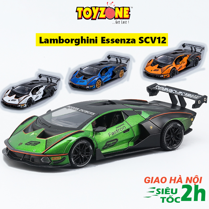 Mô hình xe ô tô Lamborghini Essenza SCV12 tỷ lệ 1:24 khung hợp kim