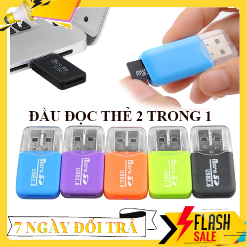 Đầu đọc thẻ nhớ 2.0 - Đọc thẻ Micro SD và TF