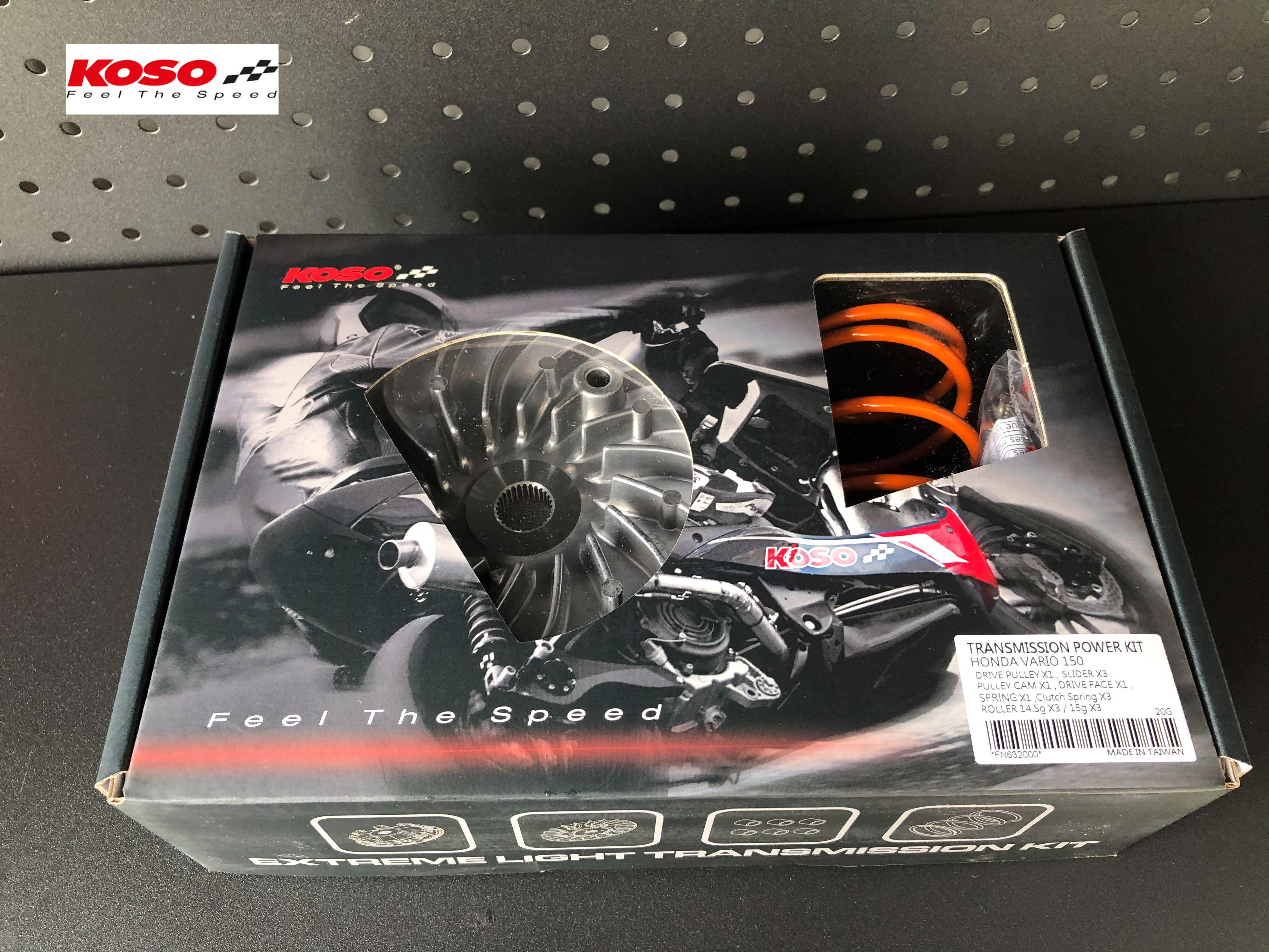 [CHÍNH HÃNG] Bộ nồi Trước (CVT) KOSO cho HONDA VARIO, AIR BLADE, CLICK, SH MODE, ADV (125/150)