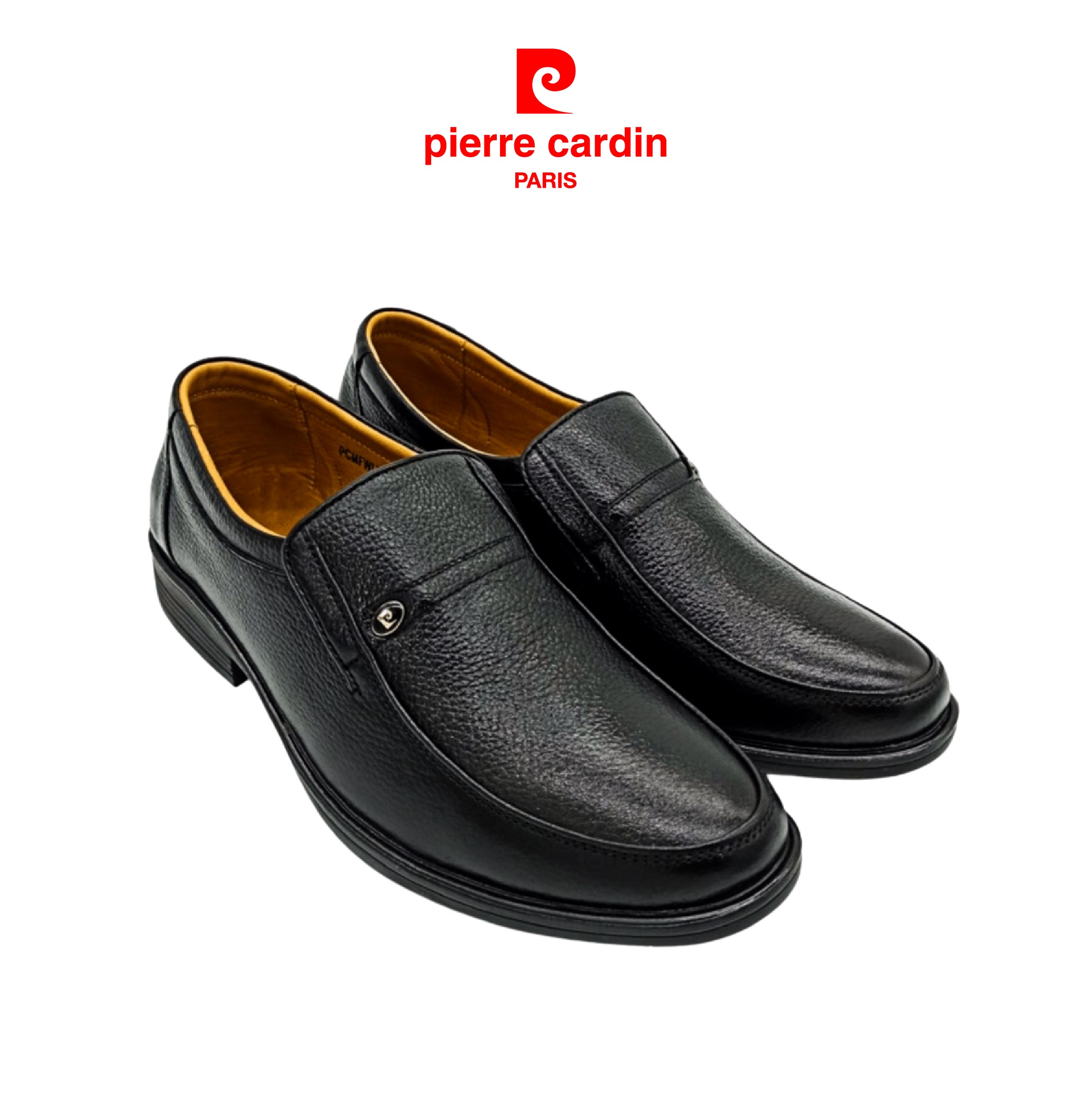 Giày lười nam Pierre Cardin da nhập khẩu đen nâu nhám, đế giày xẻ rãnh chống trượt, thiết kế vừa vặn, sang trọng, lịch lãm, lót da cao cấp chống hôi chân - PCMFWL 724