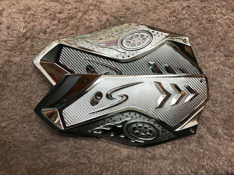 Cặp ốp hông lớn mạ crom cho xe air blade 2016 2017 2018 2019