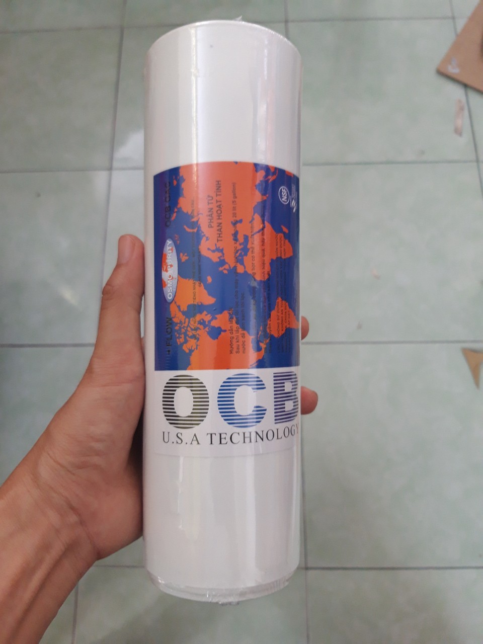 Lõi lọc than hoạt tính dạng hạt số 2 ocb gac udf 10 inch