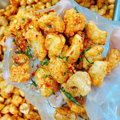 Tóp mỡ sấy lá chanh - cực ngon 100g