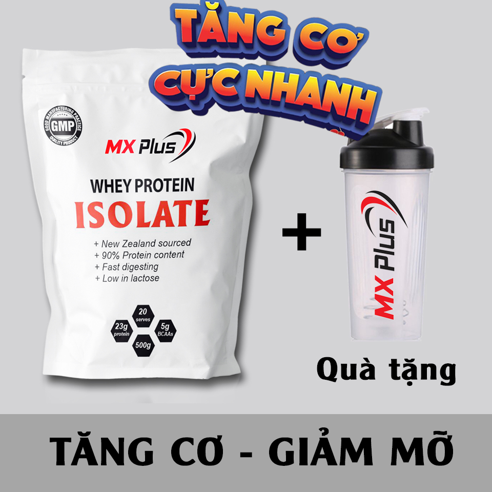 Combo 2 sữa tăng cơ - whey protein isolate - hổ trợ tăng cơ nac giảm mỡ + quà tặng