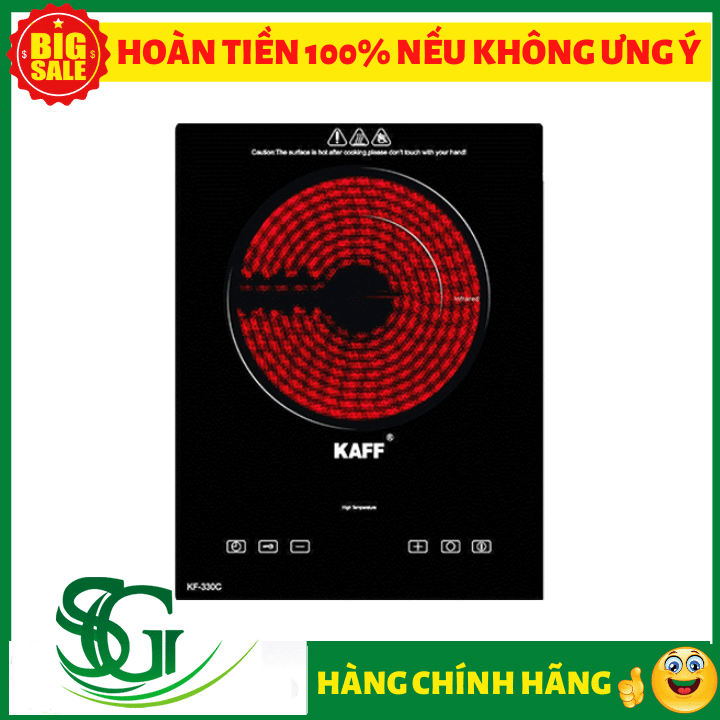 Bếp hồng ngoại đơn kaff kf-330c