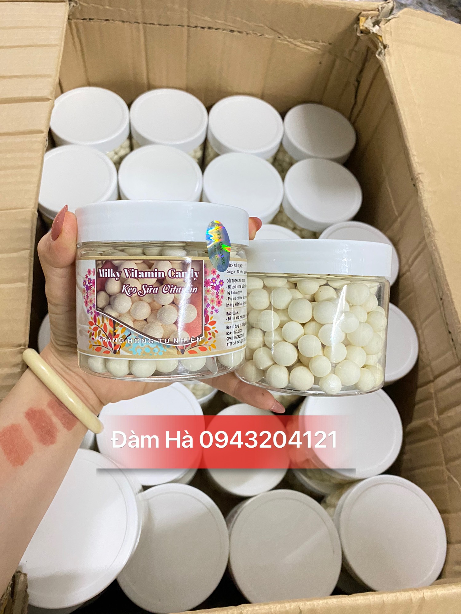 KẸO SỮA MẦM VITAMIN MILKY VITAMIN CANDY CHO DA KHỎE ĐẸP