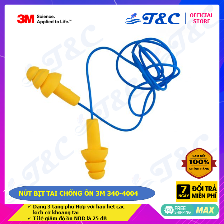 Nút bịt tai chống ồn 3m 340-4004