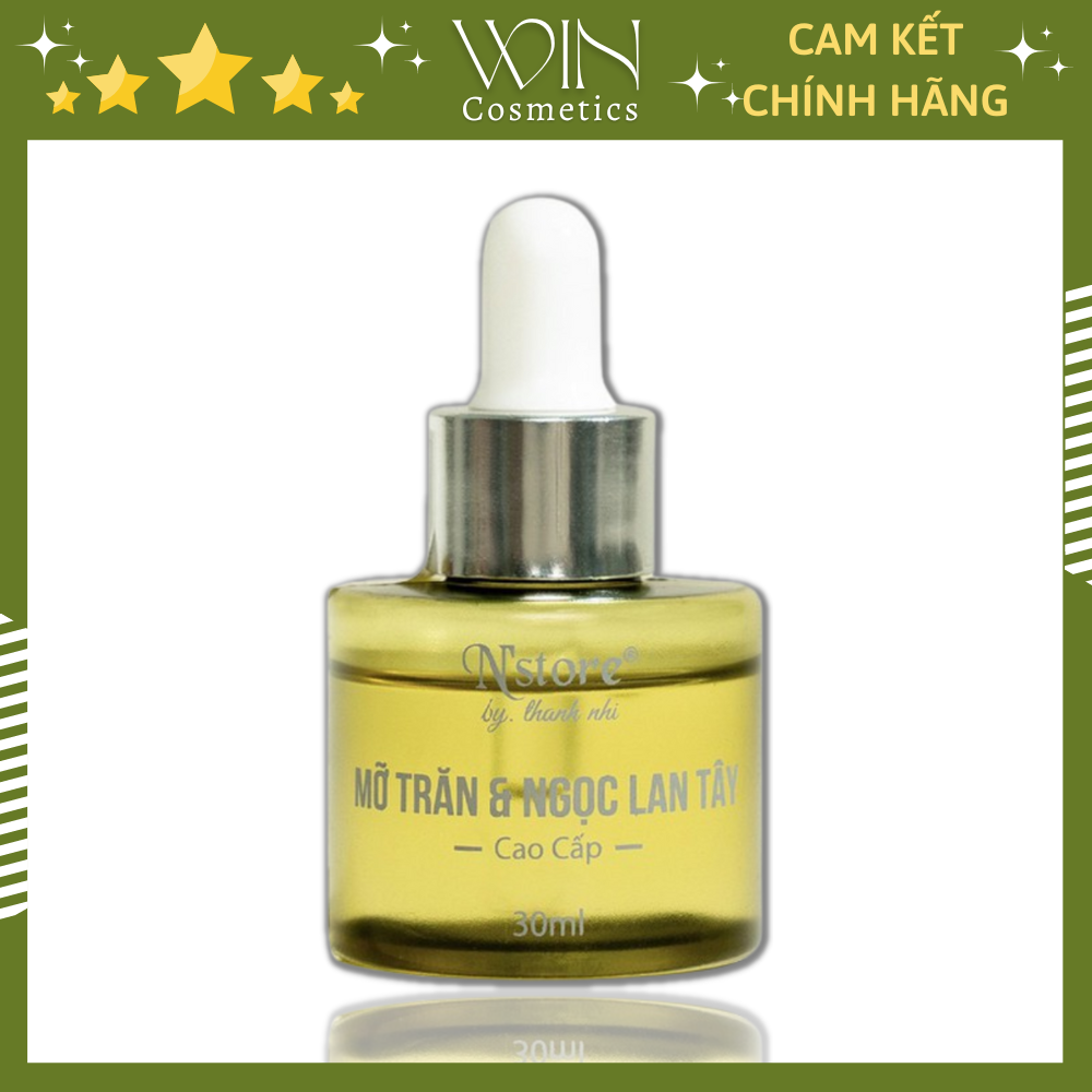 Serum Mỡ Trăn Ngọc Lan Tây N'store triệt lông mặt, nách, bikini, tay chân, dưỡng da, chấm mụn 30ml