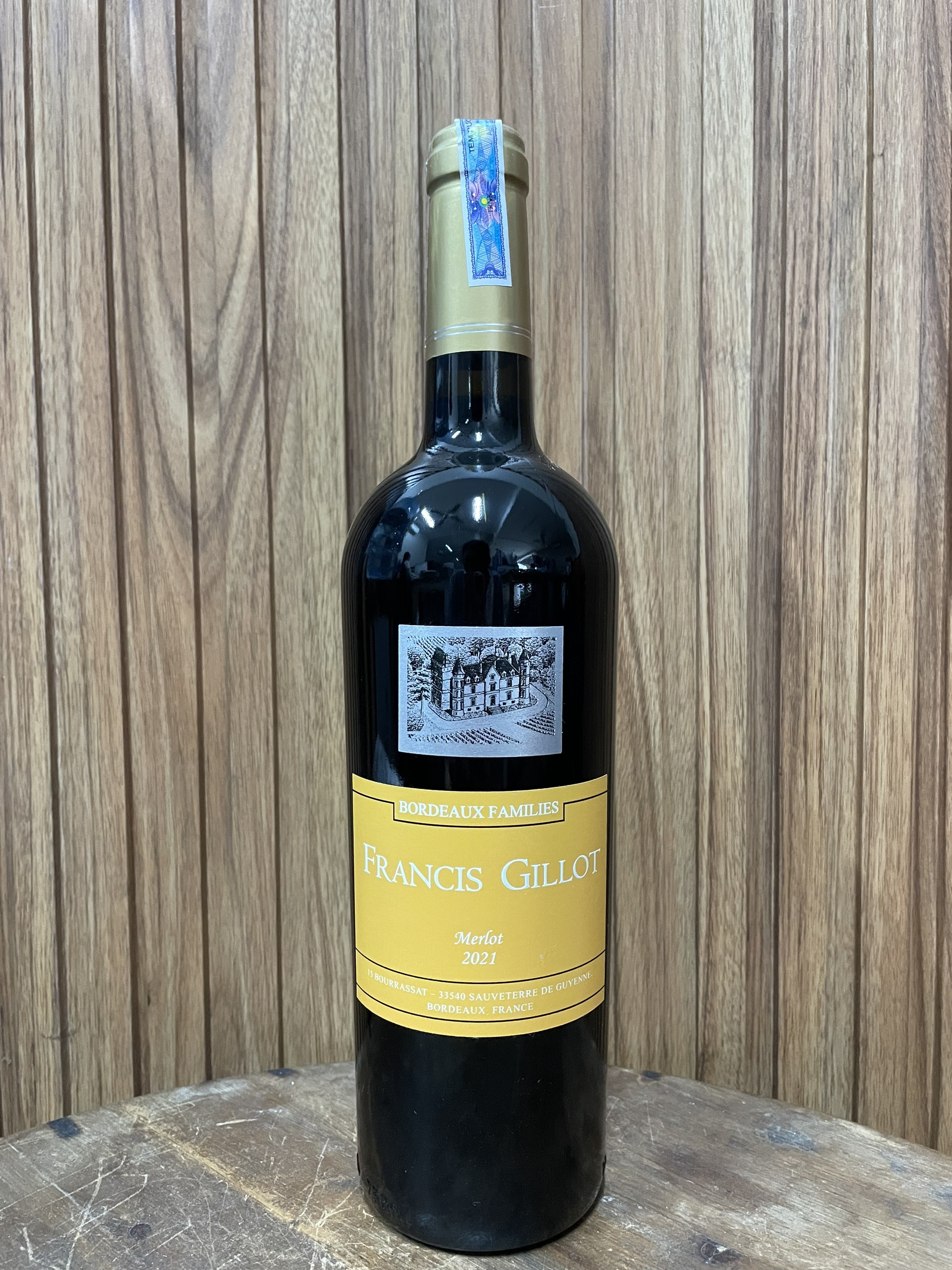 Vang pháp francis gillot merlot
