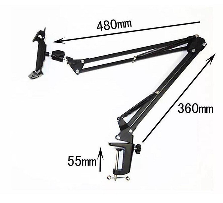 GIÁ ĐỠ KẸP IPAD, Giá đỡ, Kẹp Ipad đầu giường - Điện thoại máy tính bảng, Giá đỡ kẹp iPad, máy tính bảng đa năng trên bàn, thành giường, Gá kẹp IPad thông minh, Giá Đỡ, Kẹp Đỡ Điện Thoại, Máy Tính Bảng