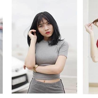 Áo Croptop Tay ngắn trơn nữ