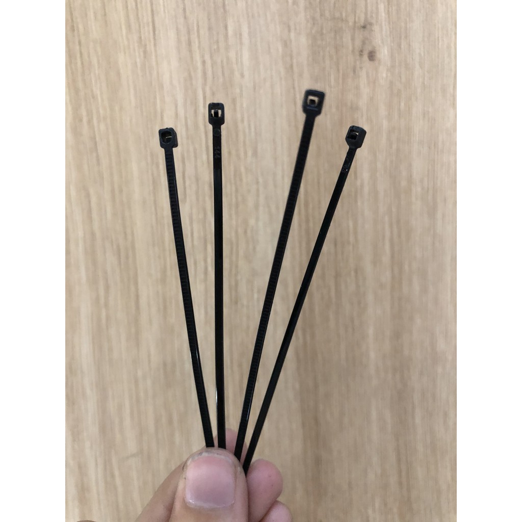 Combo 5 bịch Dây rút thít nhựa 3x100 màu đen ( 80 sợi/bịch) VIỆT NAM