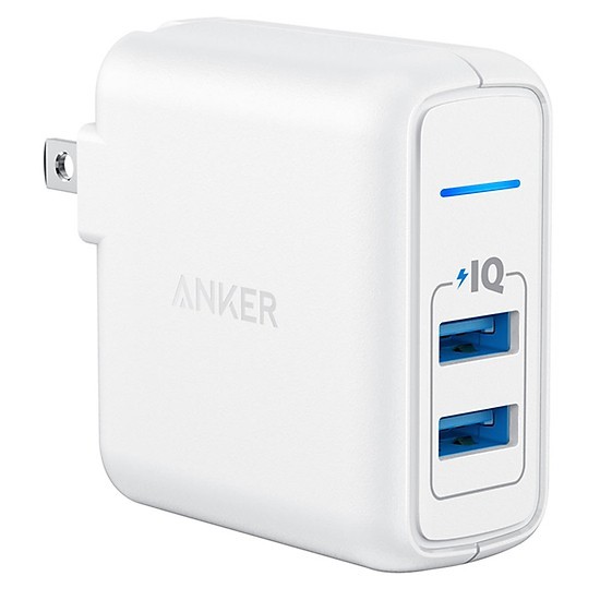 Cốc sạc anker powerport elite 2, 24w - củ sạc anker a2023 - hàng chính hãng - bảo hành 18 tháng