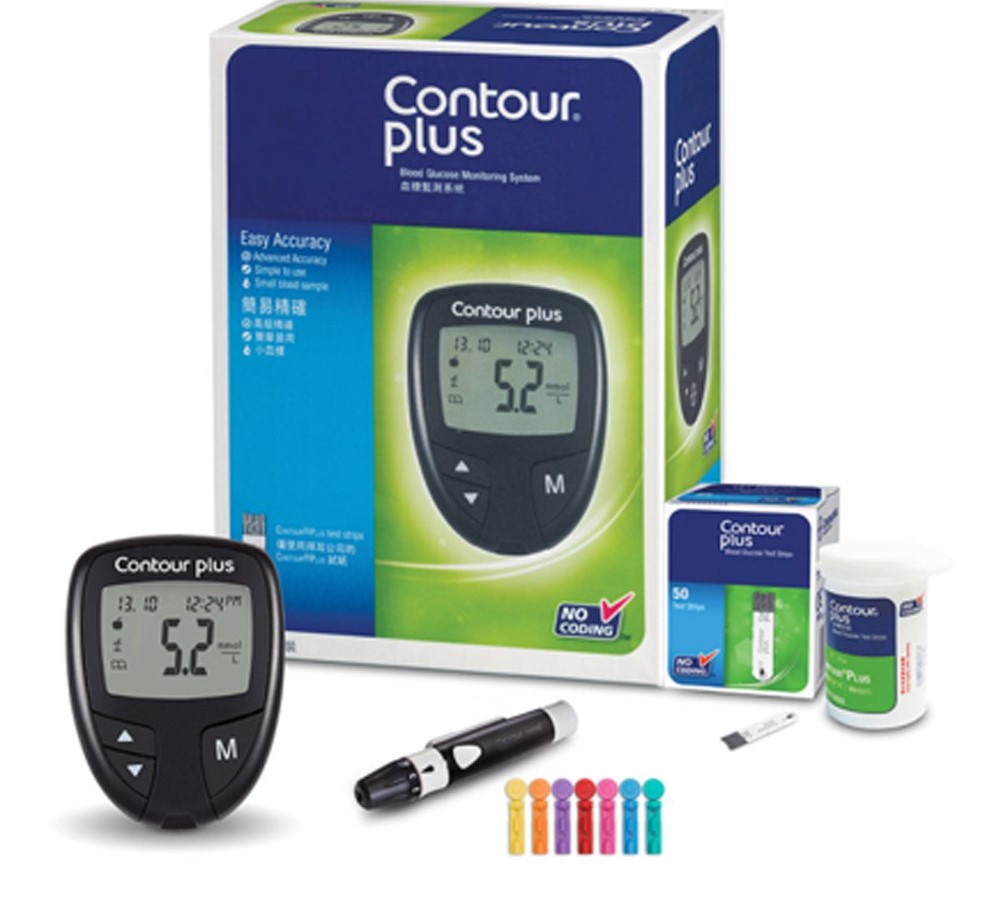 Máy đo đường huyết Bayer Contour Plus