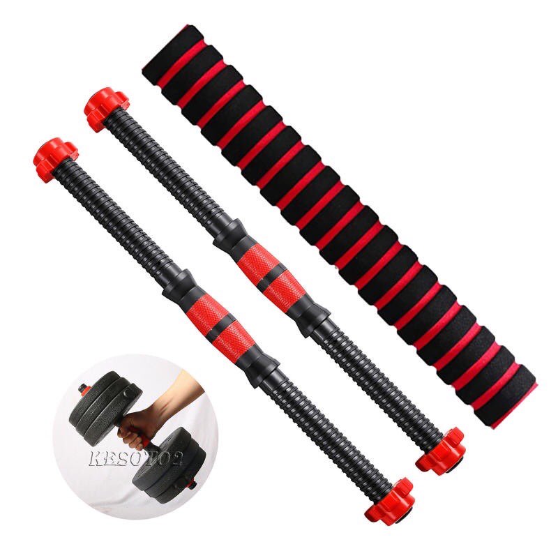 Tay Cầm Quả Tạ Chống Trượt Cho Bé + Khớp Nối Thanh Tạ Thanh Nối Dài Vòng Cổ