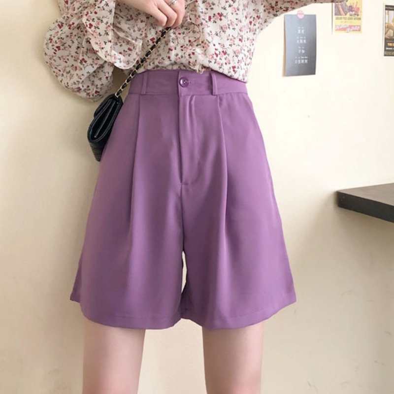 [ Hình Thật ] Quần Short Đẹp - Chất tuyết mưa Co Giãn - Thời Trang Mới - QUẦN SHORT CẠP CAO VẢI TUYẾT MƯA CAO CẤP