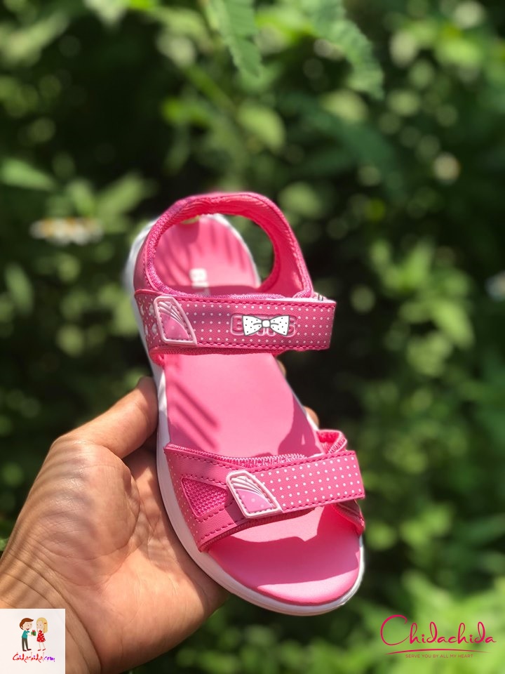 Sandal Bt DEB004900 nhẹ nhàng, nữ tính, bền bỉ cho trẻ từ 5 - 12 tuổi (28-37) màu hồng