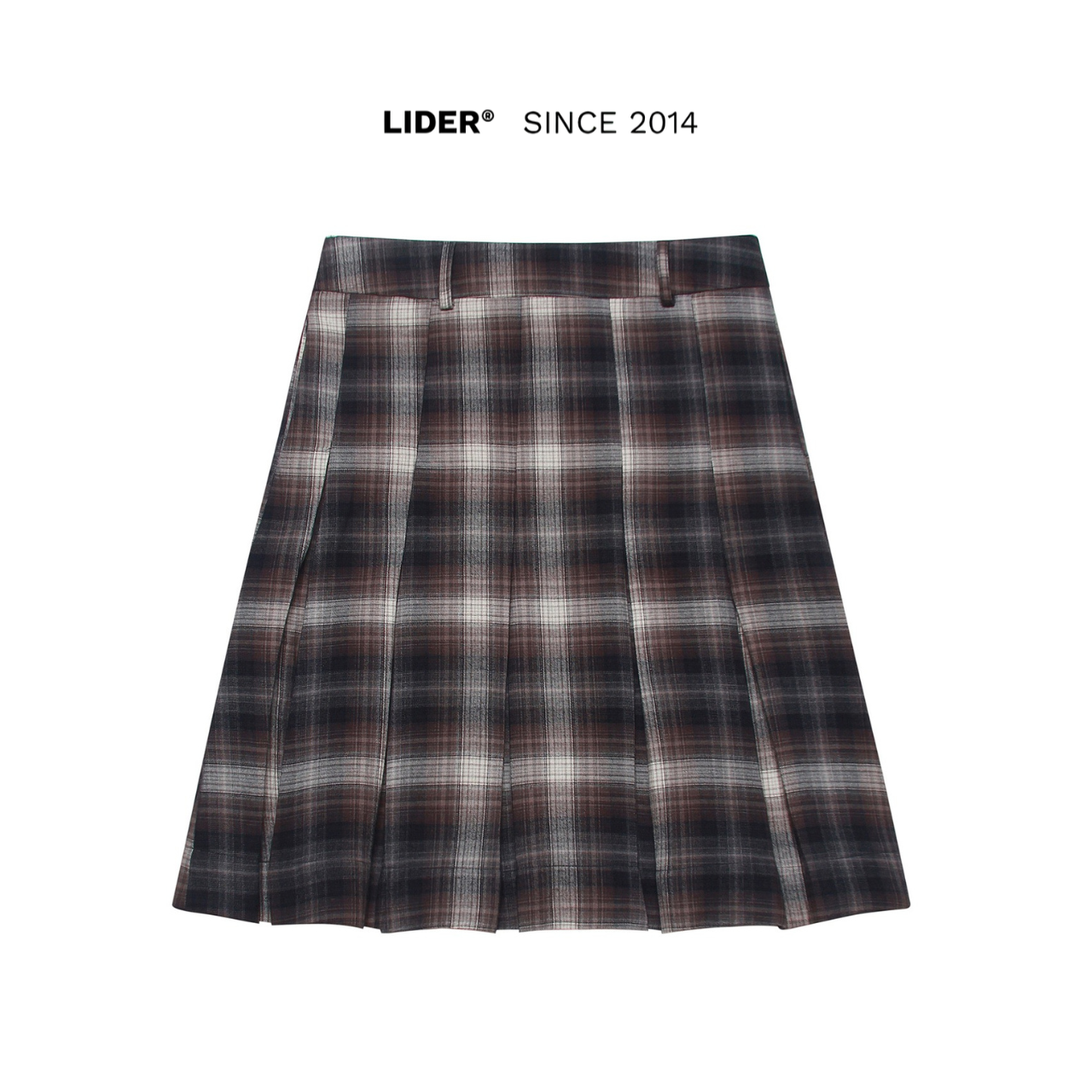 Chân váy xếp li caro lider anderson pleated checked skirt